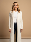 Ivory Knit Duster Cardigan — Velvux