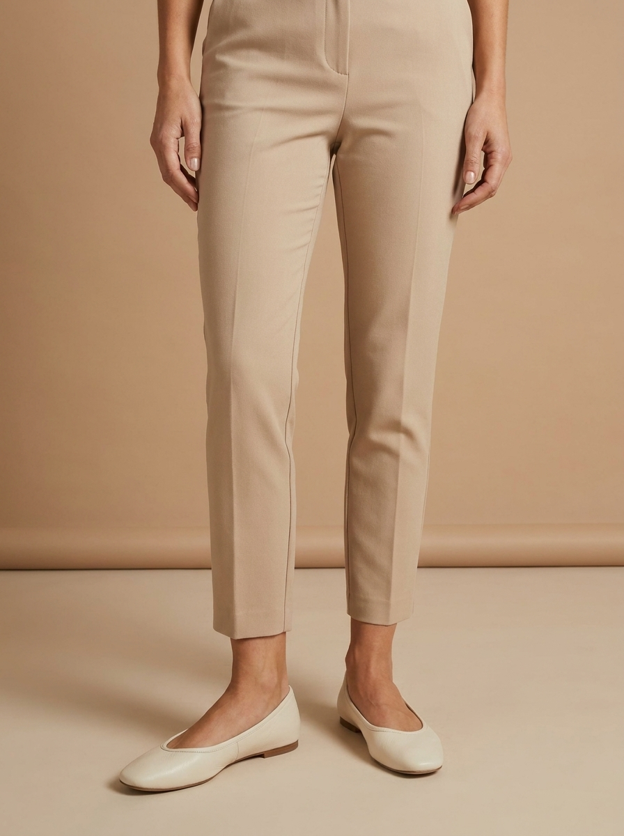 Ivory Leather Ballet Flats — Velvux